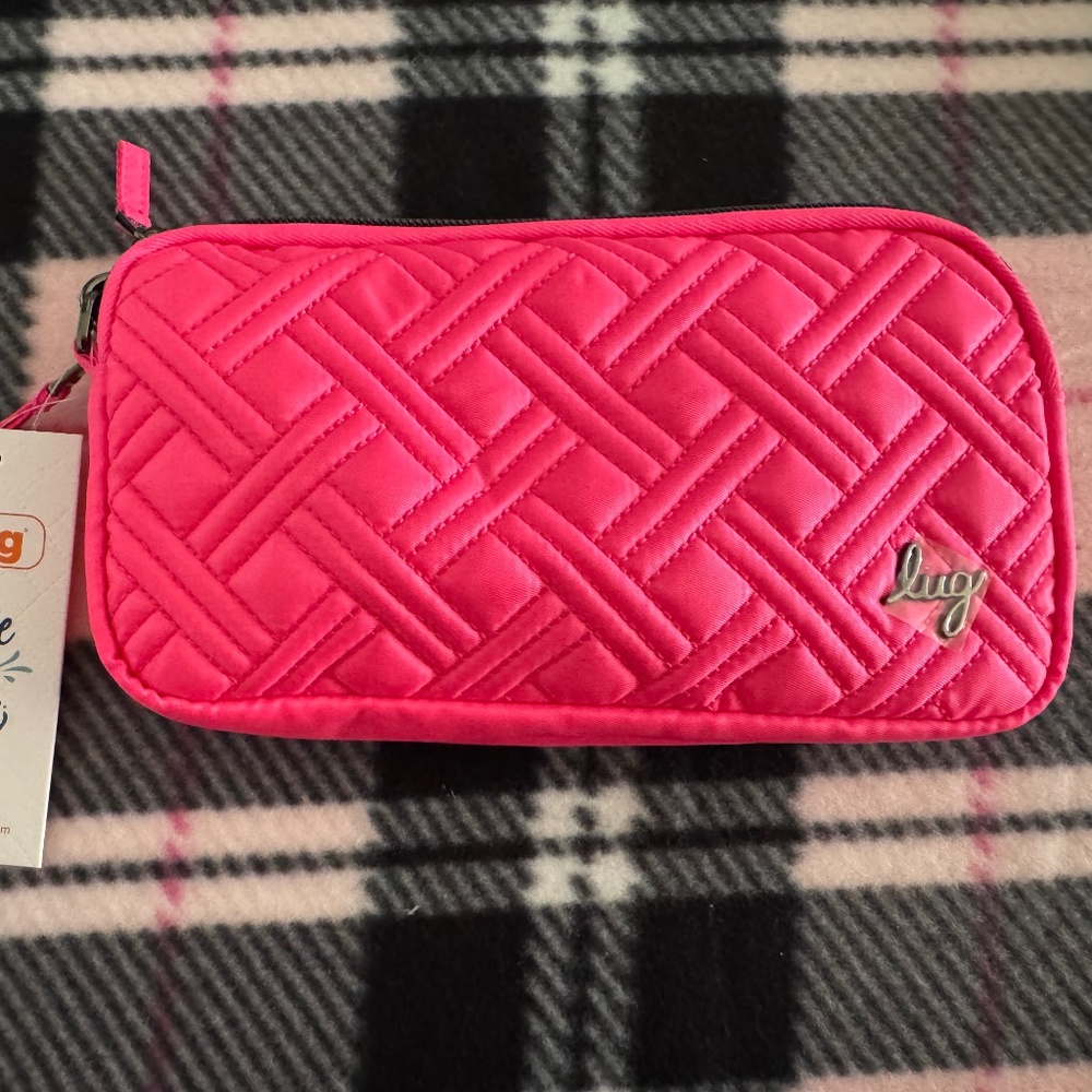 NWT Lug Coupe XL Convertible Crossbody Bag in Magenta